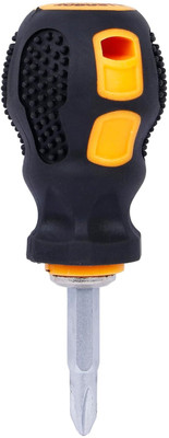 Intort CRV Steel 2-in-1 Stubby Screwdriver – Dual Head Compact Screwdriver Standard Screwdriver(Pack of 1)
