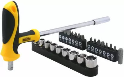 SHUANG YOU 25 in 1 Multi Bits Hex Socket Wrench Deep Nuts Combination Screwdriver Set Combination Screwdriver Set(Pack of 1)
