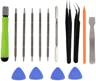 wroughton Screwdriver Set For Repairing Mobile, Laptop, PC Tool Kit With Tweezers & Opener Precision Screwdriver Set(Pack of 1)