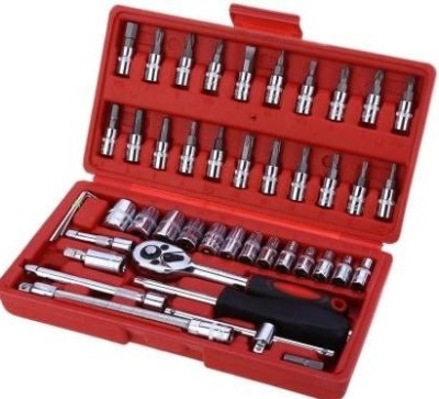 MHAX High Quality_46 in_1 Pcs Tool_Kit & Screwdriver and Socket Set Multi_Purpose Combination Screwdriver(Pack of 1)