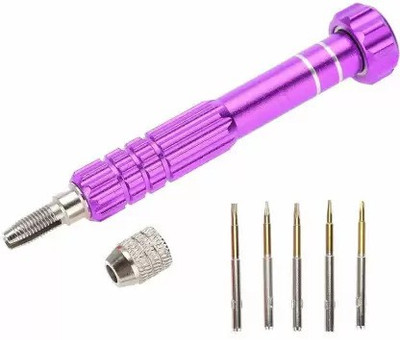 Easyman 5 IN 1 Screwdriver Set For I Phone , Laptop , mobile repairing Tools Precision Screwdriver Set(Pack of 6)