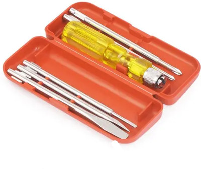 Kiesh 5 Pcs Combination Screwdriver Set Kit With Different Blades for Multipurpose Use Combination Screwdriver Set(Pack of 5)