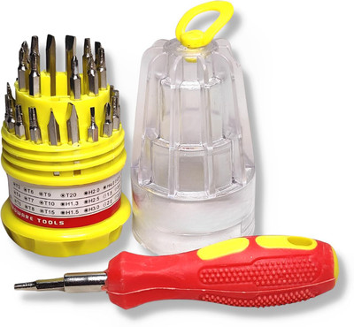 ZIODIC Ideal Tool Kit for Home Use & Multipurpose, Useful Gadgets for Daily Life Precision Screwdriver Set(Pack of 31)