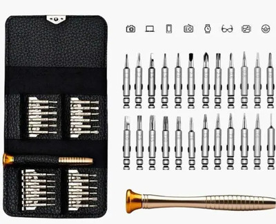 Easyman 25 in 1Screwdriver Set For IPhone , Laptop , mobile repairing Tools Kit , Laptop Precision Screwdriver Set(Pack of 25)
