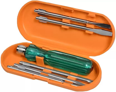 Kiesh 5 Pcs Combination Screwdriver Set Kit With Different Blades for Multipurpose Use Combination Screwdriver Set(Pack of 5)