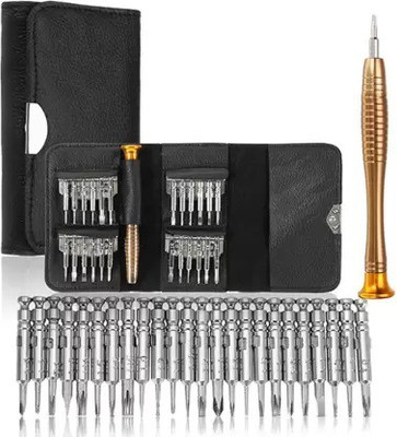 upal 25in-1 Portable Pocket Screw driver Mobile Repairing Tool Kit for Phone/Laptop Precision Screwdriver Set(Pack of 25)