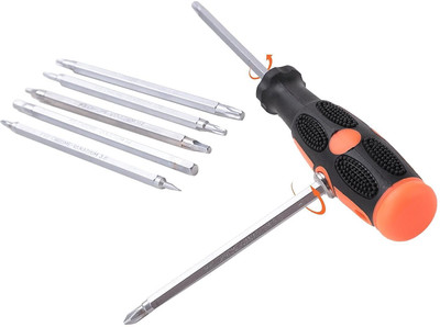 CHESTON Screwdriver/Ratchet Set Interchangeable Bars Blade 14pc Screwdriver Kit for Home Ratchet Screwdriver Set(Pack of 14)