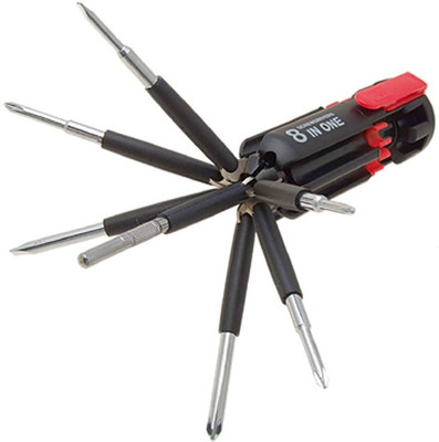 Inditrust new Torch screwdriver 8 in 1 multifunction Combination Screwdriver Set(Pack of 1)