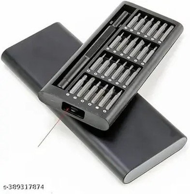 TRK IMPEX 24pcs Multifunctional Magnetic Screwdriver Kit with Removable Handle Tools Standard Screwdriver Set(Pack of 1)