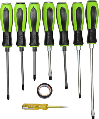 Digital Craft 7Pc Screw Driver Set,Line Tester,PVC Tape Combination Screwdriver Set(Pack of 1)