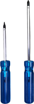 Riva TRV_01 Heavy duty screwdriver set Long Handle Screwdriver Set(Pack of 2)