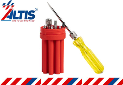 ALTIS Altis BS-01 8-Pieces Kit (Multicolour) Combination Screwdriver Set(Pack of 8)