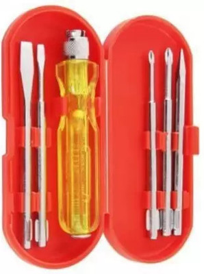 Skcraftosm Screw Driver Kit 5 Pcs High Quality Test light Standard Screwdriver Set(Pack of 1)