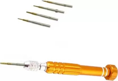 Easyman 5 IN 1For Mobile,laptop,Camera Multi-purpose Repairing T5 / T6 / 0.8 / 1.2 / 1.5 Precision Screwdriver Set(Pack of 1)