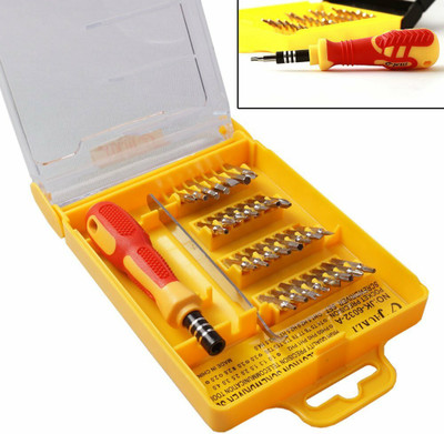 Online Experts 32 in 1 Mini Screwdriver Tool Kit with Magnetic Holder for Multipurpose Uses Standard Screwdriver Set(Pack of 1)