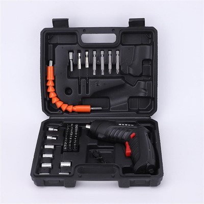 Xydrozen Pivoting Handle and LED Lights Rechargeable Screwdriver Set with Carrying Case Combination Screwdriver Set(Pack of 1)