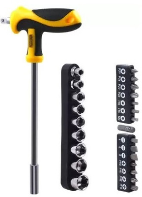 BANISTROKES 25 In 1 Multi Bits Hex Socket Wrench Screwdriver Set Deep Nuts Driver Set Combination Screwdriver Set(Pack of 25)