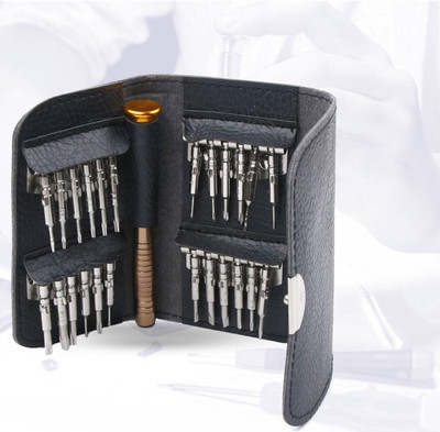 Hillgrove SCS Precision 25 in1 Portable Pocket Screw driver Mobile Repairing Tools Kit for Phone/Laptop/PC/Glasses/Computer Precision Screwdriver Set(Pack of 25)