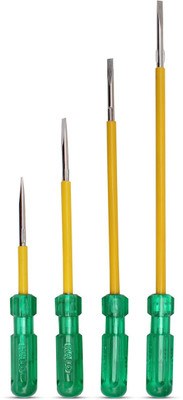 Galaxyy RTX-03 Heavy duty screwdriver set, Reversible and magnetic Long Handle Screwdriver Set(Pack of 4)