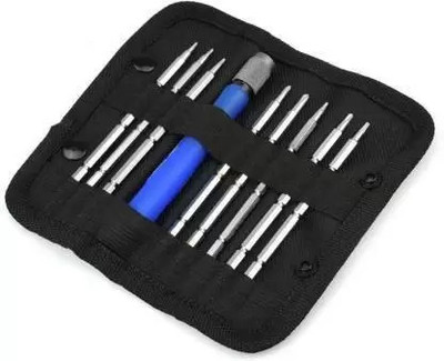 ULTRABYTES 9 IN 1 Screwdriver Tool Kit for Repairing with Screwheads and Tweezer Precision Screwdriver Set(Pack of 1)