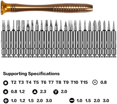 sr enterprises 25-in-1 Precision Screwdriver Set: Comprehensive Multi-Pocket Repair Tool Kit Combination Screwdriver Set(Pack of 25)