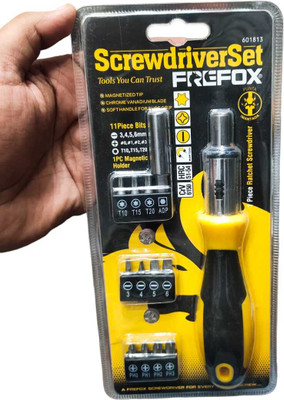 JGG Jain Gift Gallery 11 piece bits screwdriver set Long Handle Screwdriver Set(Pack of 1)