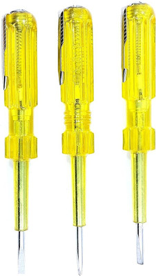 PERFECT TECH Analog Tester 5 inch | Multi Purpose Tester - Set of 3 Combination Screwdriver Set(Pack of 3)