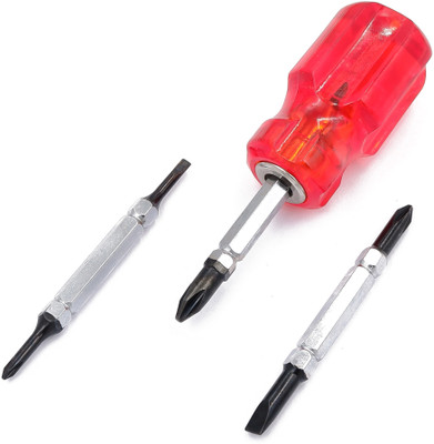 ASRAW 6 in 1 Double Sided Stubby Screwdriver Reversible Stubby Screwdriver Set(Pack of 1)
