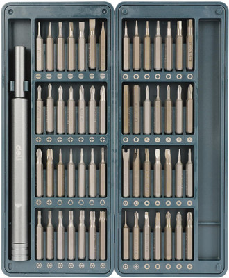 Deli DL241057 57 Pcs Precision Screwdriver Set with Magnetic Bits Repair Tool Kit Precision Screwdriver Set(Pack of 1)