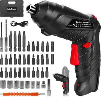 Xydrozen 3.6V Cordless Drill Screwdriver Rechargeable Combination Screwdriver Set(Pack of 1)