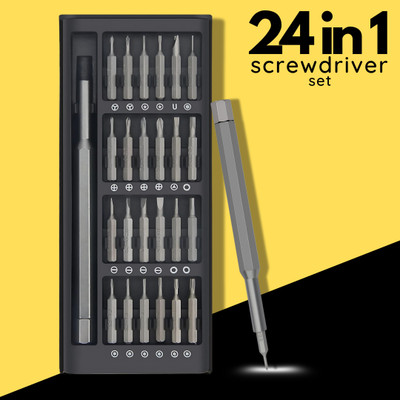 Xtend 24-in-1 Mini Precision Screwdriver Set Combination Screwdriver Set(Pack of 25)