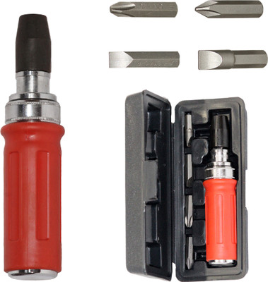Digital Craft Impact Screwdriver Set 5Pcs – Multi-Purpose Chrome Steel Tools for Impact Screwdriver Set(Pack of 1)