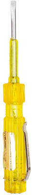 Globus 714 (5''/125mm) 'Neon Bulb Electrical Line Tester (Yellow) Standard Screwdriver(Pack of 1)