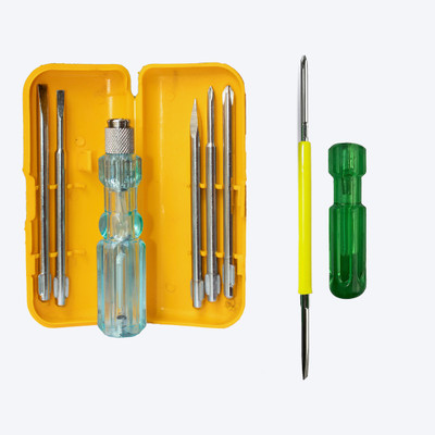 Walkers WKCB143M1 5in1 Multipurpose Repair Screw driver Tool Kit with 2in1 screwdriver Combination Screwdriver Set(Pack of 5)