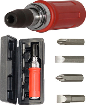 Digital Craft Compact 5Pcs Impact Screwdriver Set – Strong Chrome Vanadium Kit Impact Screwdriver Set(Pack of 1)