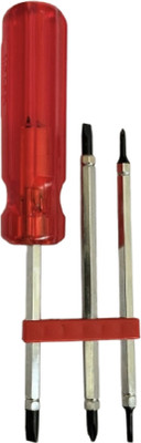 ASAONE GV-600 6 in 1 Multi bit Stubby Reversible Screw Driver Set Long Handle Long Handle Screwdriver Set(Pack of 1)