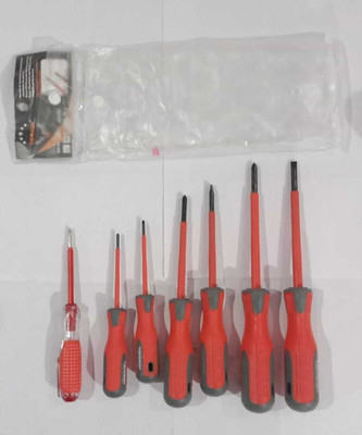 AASONS AASONS 7pcs Insulated Screwdriver Set with tester Standard Screwdriver Set(Pack of 7)