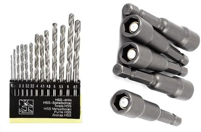 SKENTERPRISES Magnetic nut setter & driil bit Standard Screwdriver Set(Pack of 1)