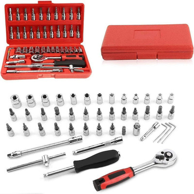 SHIVANICORP Ratchet Torque Wrench Combo Tool Kit | Multipurpose Car and DIY Repair Set Long Handle Screwdriver(Pack of 1)
