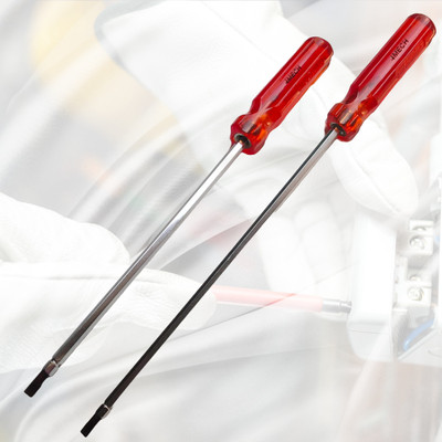 TOM Hardened and Tempered Chrome Vanadium 2-in-1 (250mm+300mm x 6mm) 10 Inch+12 Inch Standard Screwdriver Set(Pack of 2)