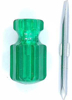 PERFECT TECH STUBBY GREEN Stubby Screwdriver(Pack of 1)