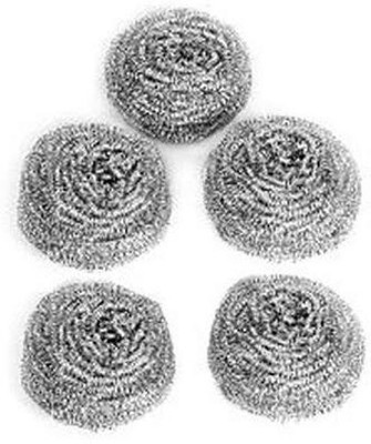 ROXX STEEL JUNA PAD Stainless Steel Scrub(Regular, Pack of 5)