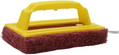 JKB TRADERS Tile Cleaning Multipurpose Scrubber Brush With Handle Sponge Wipe(Regular)