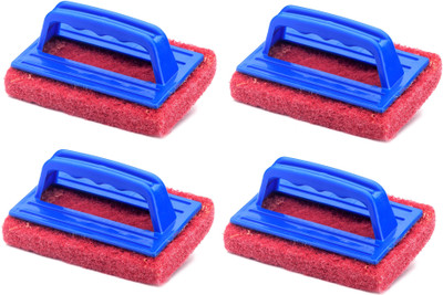Mast Tile care floor scrubbing Brush/heavy-duty scrubber/ Scrub Pad(Regular, Pack of 4)