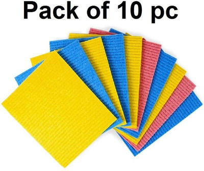 PITRADEV Scrb_129 Sponge Wipe(Regular, Pack of 10)