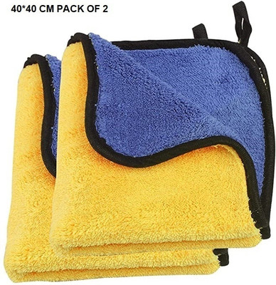 ClickFix Microfiber Vehicle Washing  Cloth(Pack Of 4, 600 GSM)