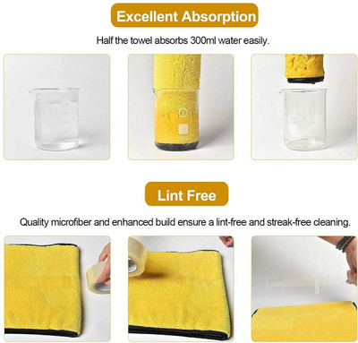 Shreejee Microfiber 800 GSM Hand, Sport, Face, Hair Towel(Pack of 5)