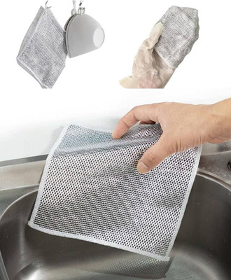 TRINGDOWN SCRUBBING PAD Scrub Pad(Regular, Pack of 10)