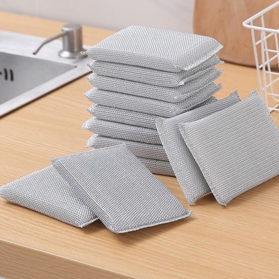 Digicom Scratch Proof Scrubber for Utensil And Kitchen Cleaning (2 Set - 8 Unit ) Scrub Pad, Scrub Sponge, Sponge Wipe(Medium, Pack of 8)