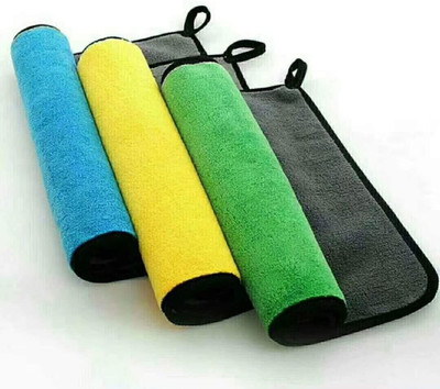 DECORHUB Microfiber Vehicle Washing  Cloth(Pack Of 4, 600 GSM)